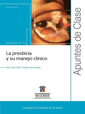 cover image of La presbicia y su manejo clínico